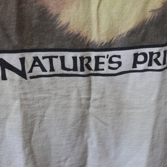 Human-I-tees Vintage 1995 White Lion Graphic Single Stitch Tshirt XL - Picture 12 of 12